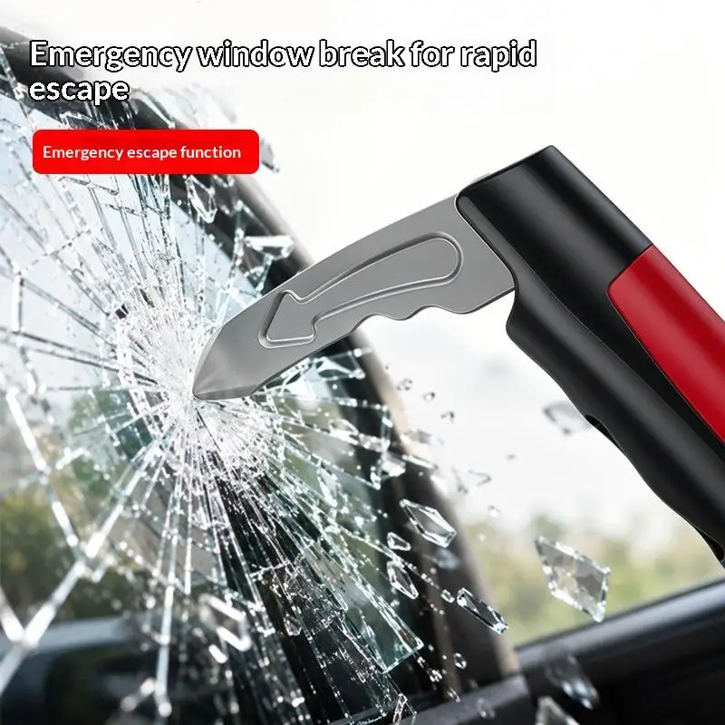 2-in-1 Multifunktions-Autotür-Handgriff, tragbarer Fahrzeug-Stützgriff, Fensterbrecher für Autos – Detail 3