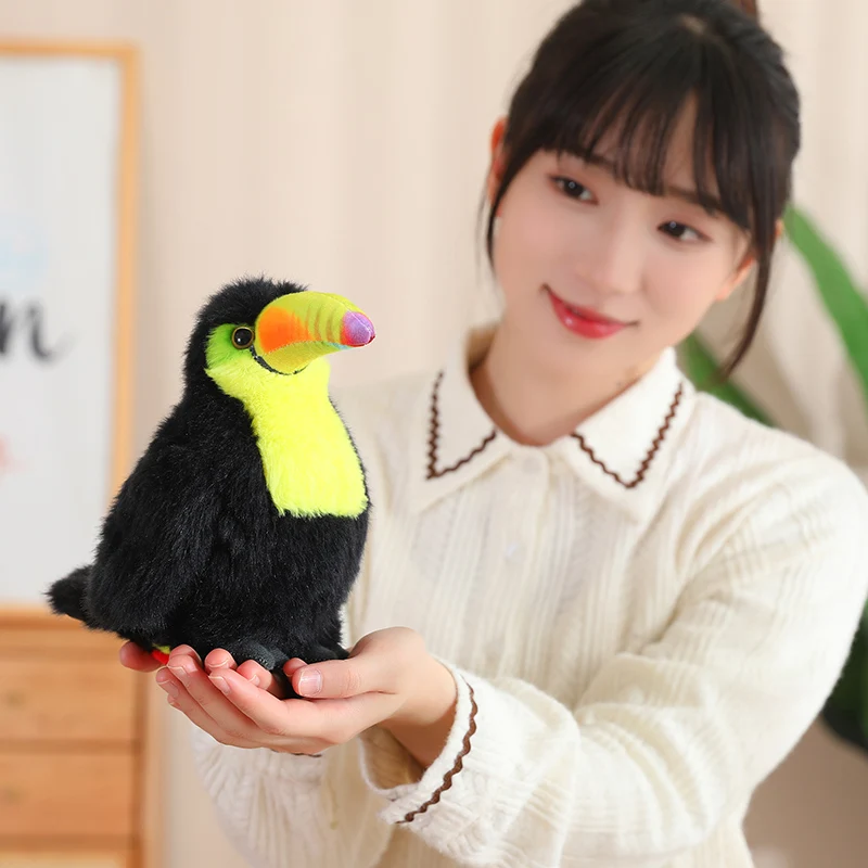 20/30cm Simulation Toco Toucan Plush Toys Cute Ramphastos Toco Stuffed Animated Bird Doll Cute Home Decoration Gifts