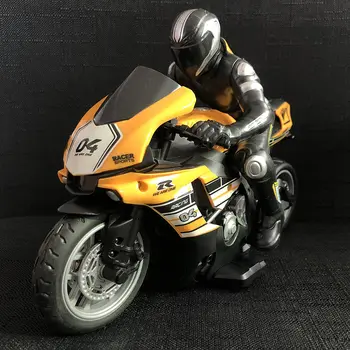 Voiture télécommandée électrique à l'échelle 1/10, modèle tout-terrain haute vitesse, 4 canaux, portée 35 mètres. 10 best sales Moto radiocommandée - №5