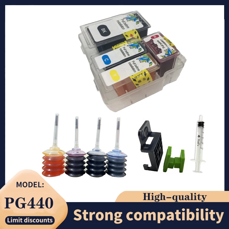 

PG-440 CL-441 Smart Cartridge Refill For Canon PG440 PG 440 CL441 Pixma MG2140 MG3180 MG3540 MG2240 MG2180 MG3140 printer