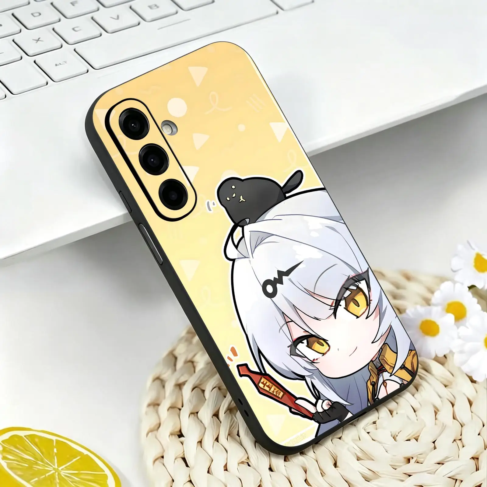 Zenless Zone Zero Yixuan  Phone Case For Samsung A57 A56 A37 A27 A17 A36 A26 A55 A35 Black Matte Soft Case