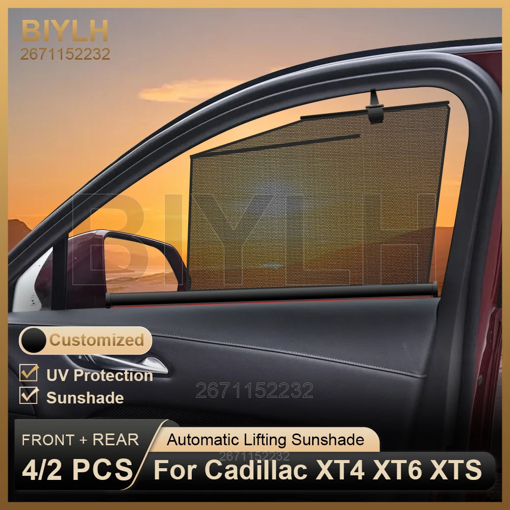 

Customized Car Sunshade For Cadillac XTS XT4 XT6 Side Car Window Heat Shield Windshield Sunshade UV Protection Auto Accessories