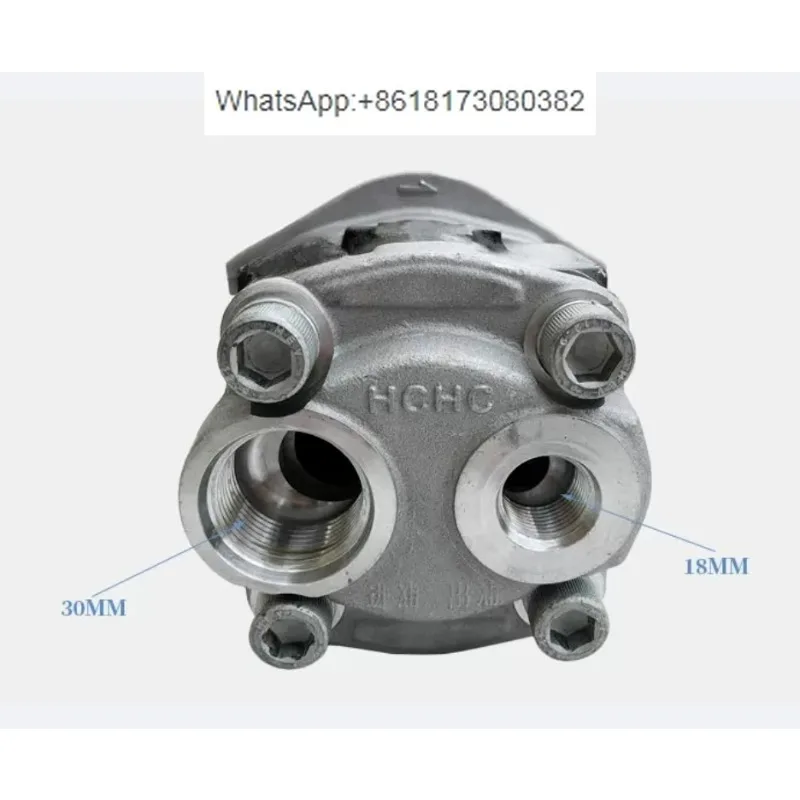 Forklift accessories hydraulic gear oil pump with 10 teeth left turn for entry and exit CBHZ-F31.5-AL φ L