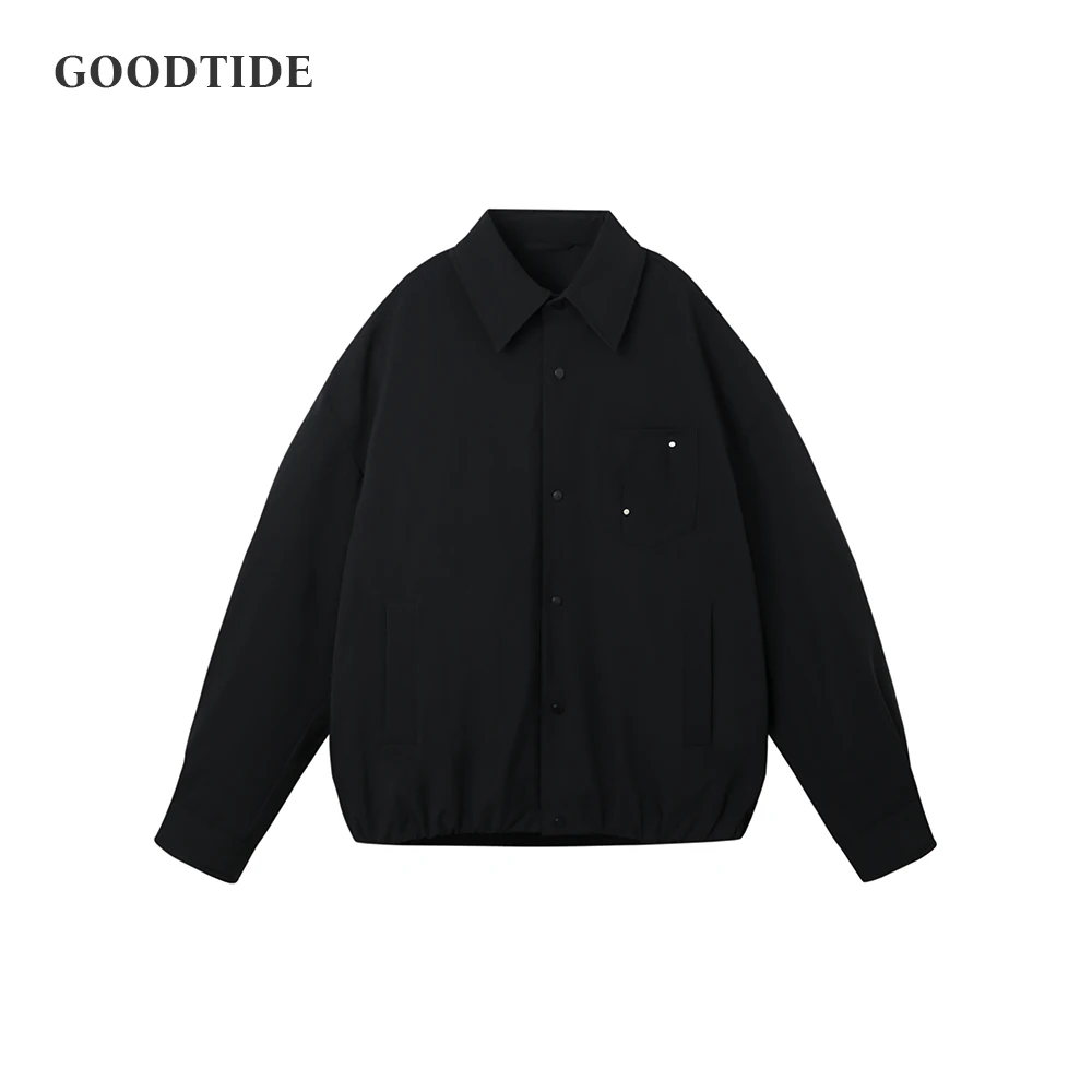 Chaqueta de plumón de pato blanco 90 para hombre a la moda, nueva ropa de trabajo de invierno 2025, chaqueta superior cálida informal holgada Retro