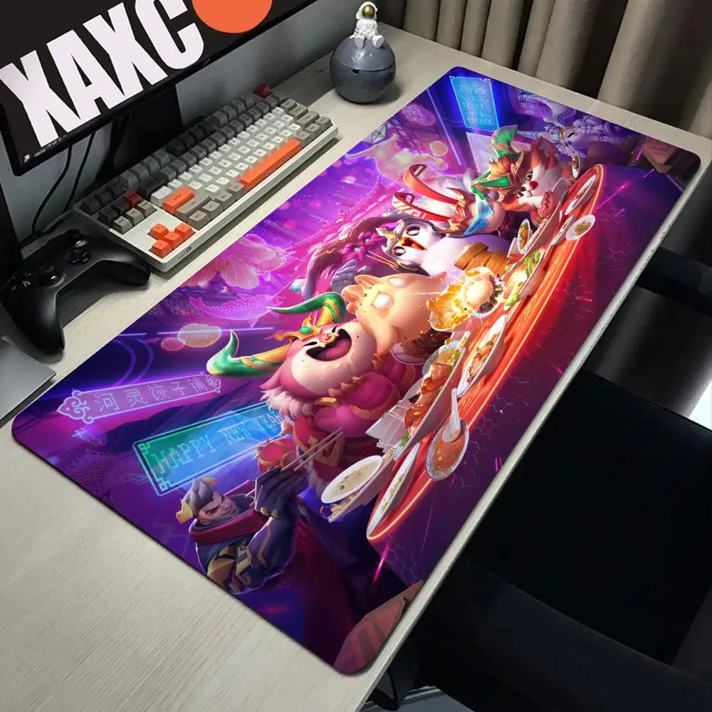 

Teamfight Tactics Mouse Ped Anime Pc Gamer Kawaii Pad Rubber Keyboard Large Xxl Carpet Mause Gaming Mat Mats Desk Accessories