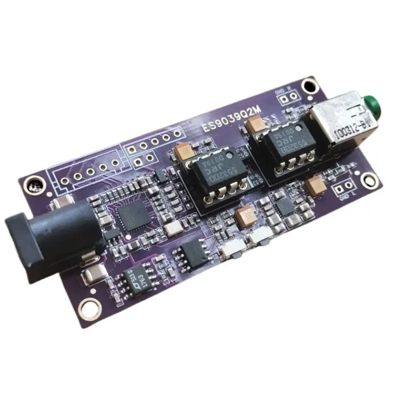 

JABS-ES9039Q2M Decoding Board I2S Input ES9039 Asynchronous USB Module Can Be Paired With Italian Interface 5532 OP AMP
