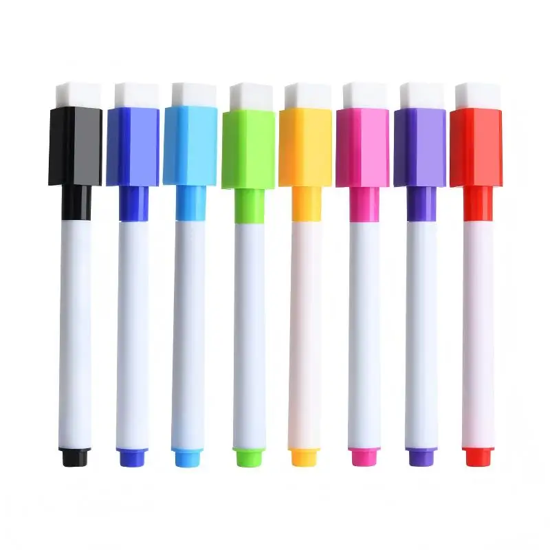 Magnetic Erasable Colored Whiteboard Pen Watercolor Teacher Writing Brush for Classroom Teaching And Drawing