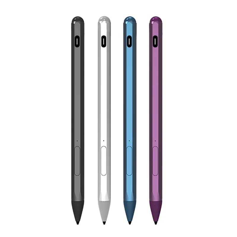 Active Stylus Pen for Microsoft Surface Pro 8 7 6 5 4 X Laptop 4096 Levels Pressure Palm Rejection-Purple