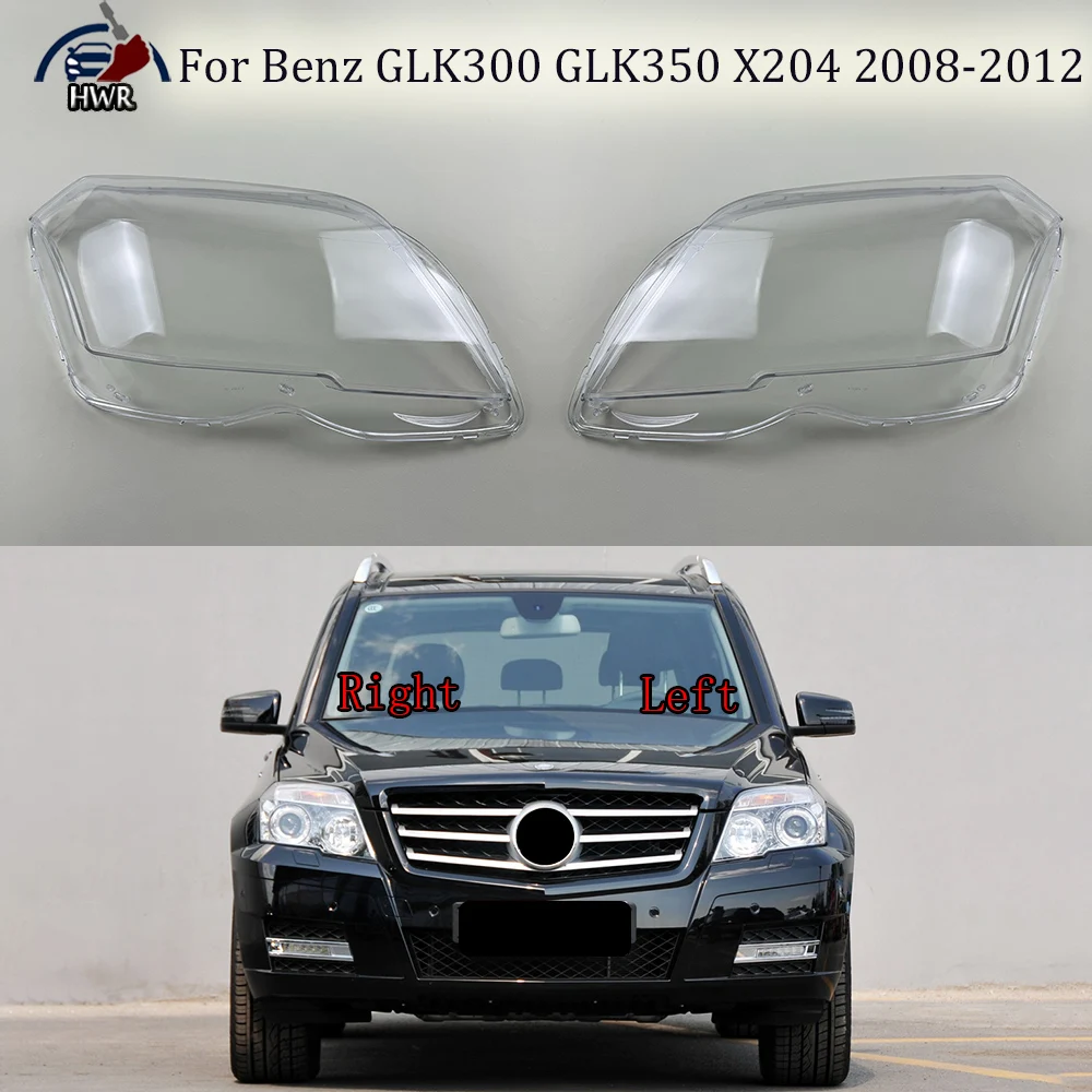 Car Front Headlight Lens Cover Auto Case Headlamp Lampshade For Benz GLK GLK300 GLK350 X204 2008 2009 2010 2011 2012