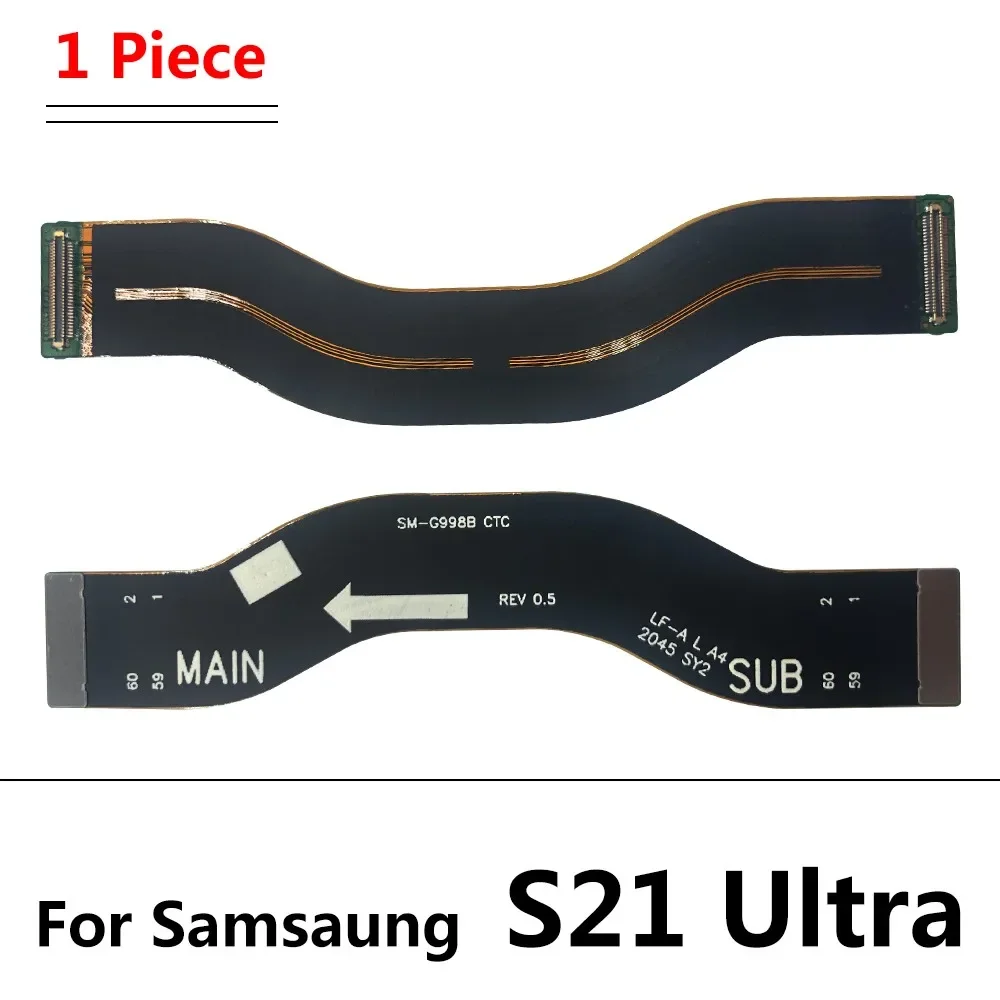 Main Board Motherboard PCB Dock Socket For Samsung S20 Fe S21 Plus S22 Ultra S23 Plus S24 Ultra S23 Fe Mainboard Flex Cable