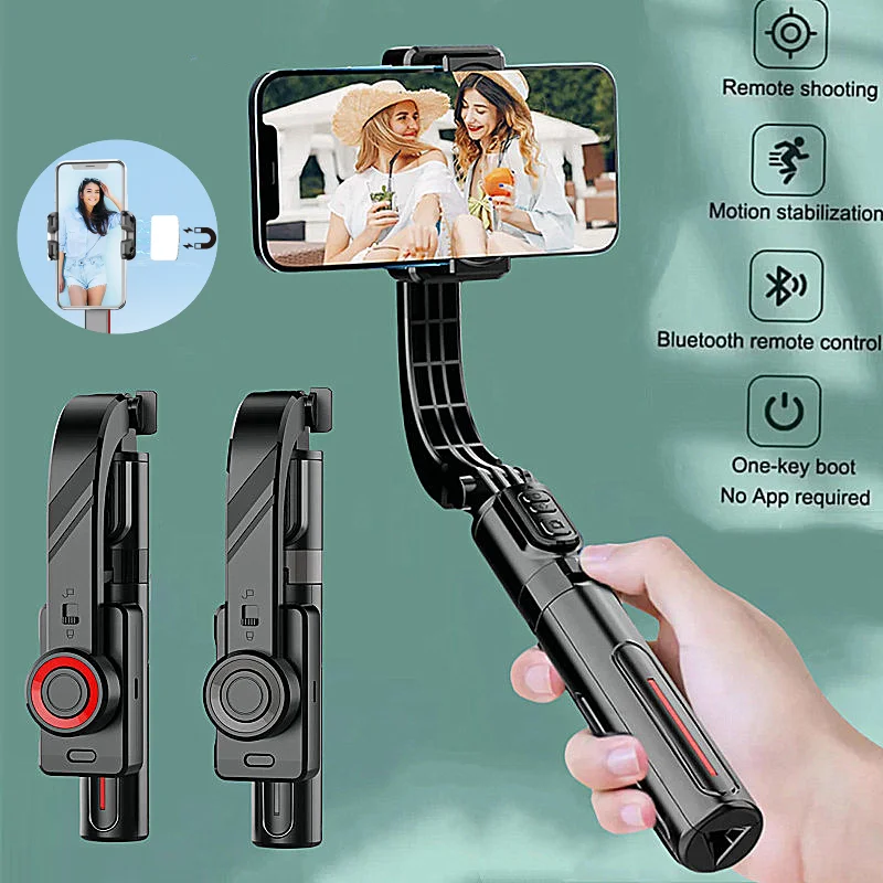 FGCLSY 2025 New Wireless Selfie Tripod Foldable Stand stabilizer For Action Smartphones Balance Steady Shooting Live