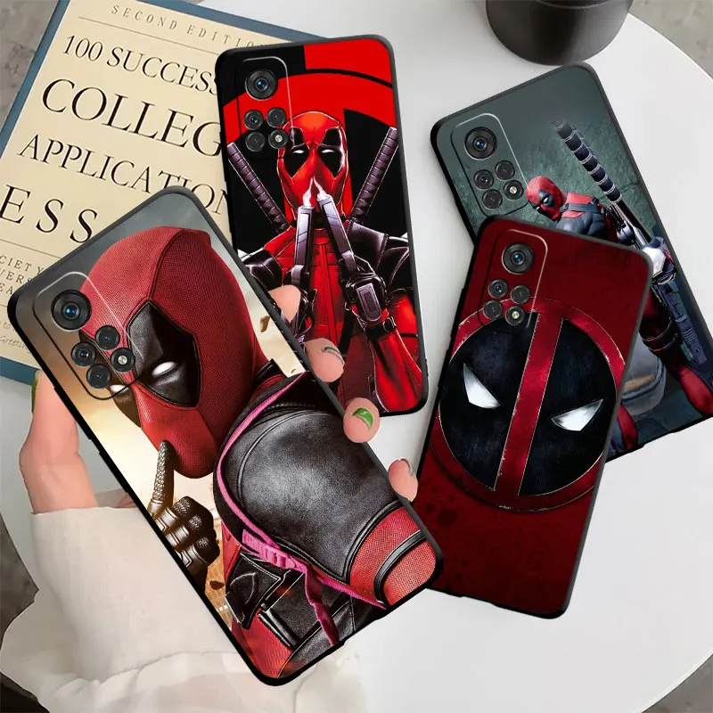 Phone Case for Xiaomi Mi 12S 12 Pro 11 Lite 10 11i 10T 13 Lite 12X 12T 11 11t 11 Lite Back Cover Marvel Hero Deadpool Silicone