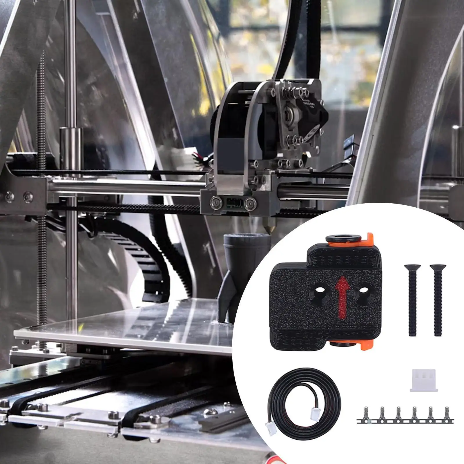 

Filament Runout Sensor Parts Easy to Install Professional Detection Sensor