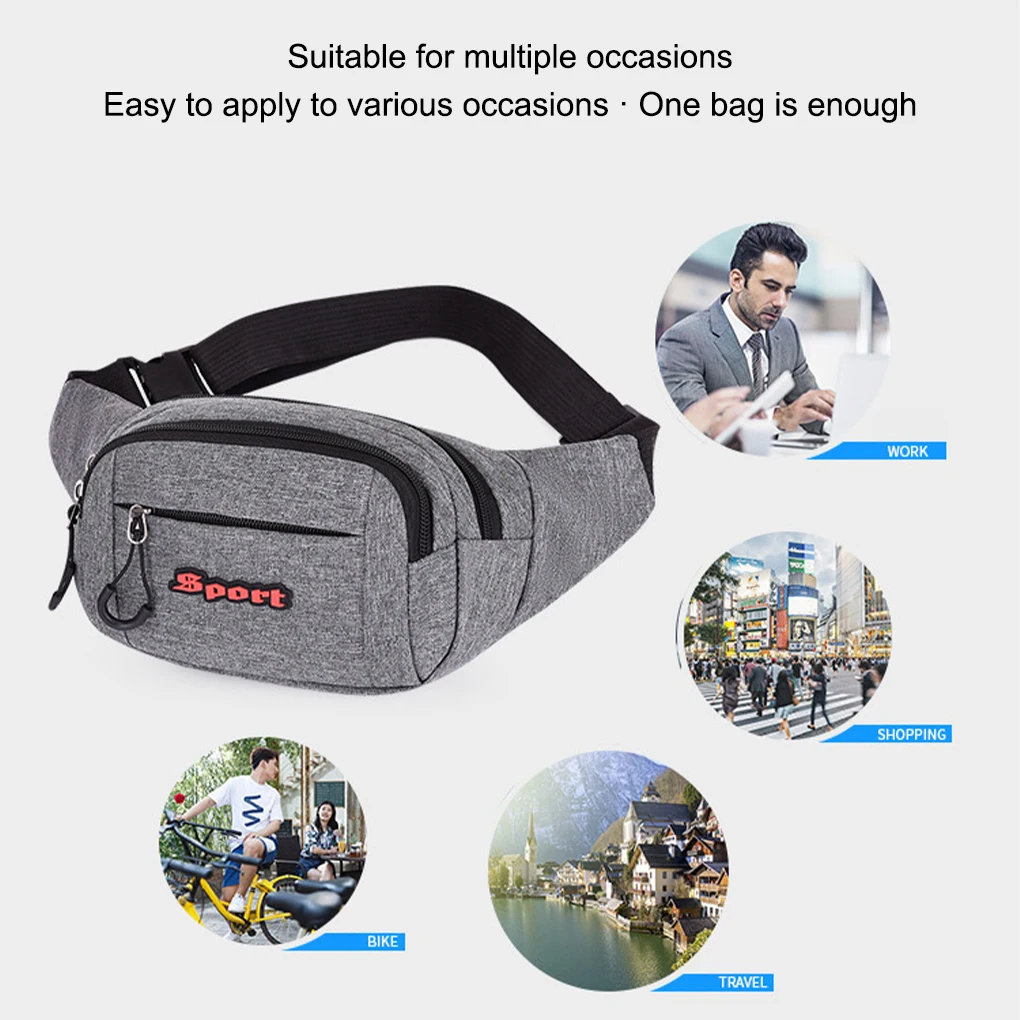 

Стильная женская поясная сумка из ткани - с застежкой-пряжкой, плотно прилегающая, без свободных ниток, с регулируемым ремнем.