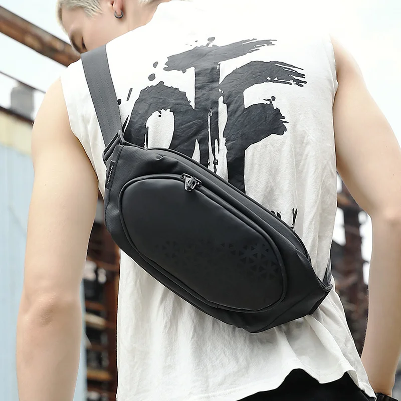 Bag Nylon Sling Men Leisurely Crossbody Fashion Chest Male Shoulder s