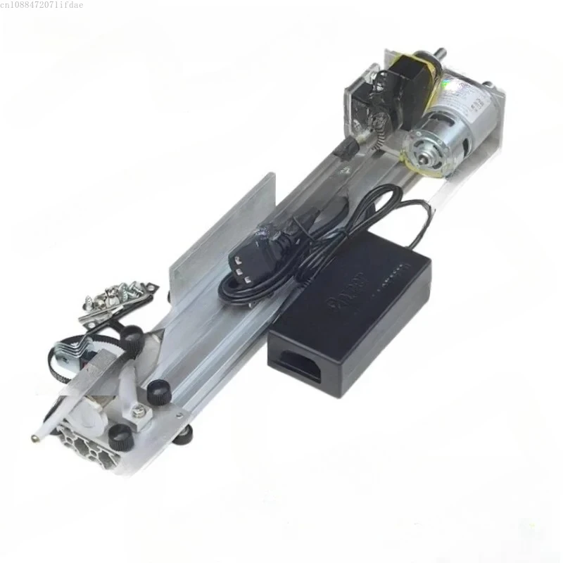 

Lathe Polishing Machine Mini Metal Woodworking Lathe Stepless Speed Regulation High Precision Mini Lathe Beads Machine 220V 80W