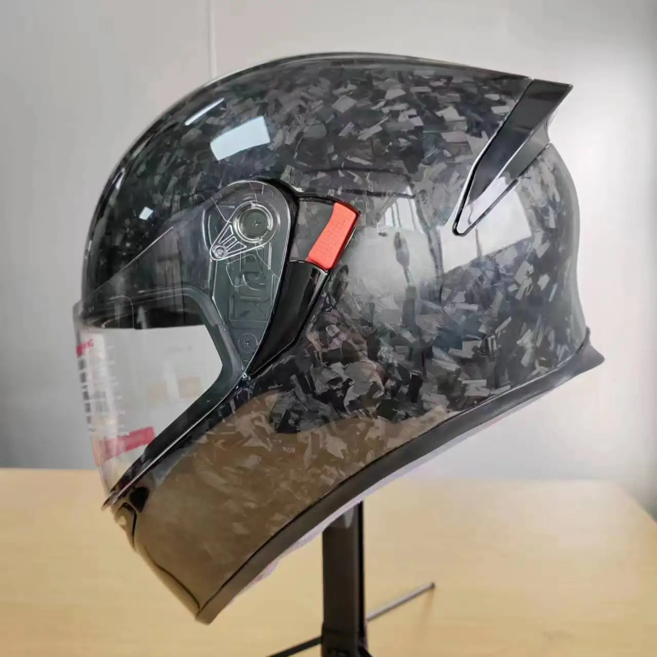 Double Sun Visor Flip Up helmet motorcycle Open Face Motocross Racing Helmet full face best carbon fiber helmet