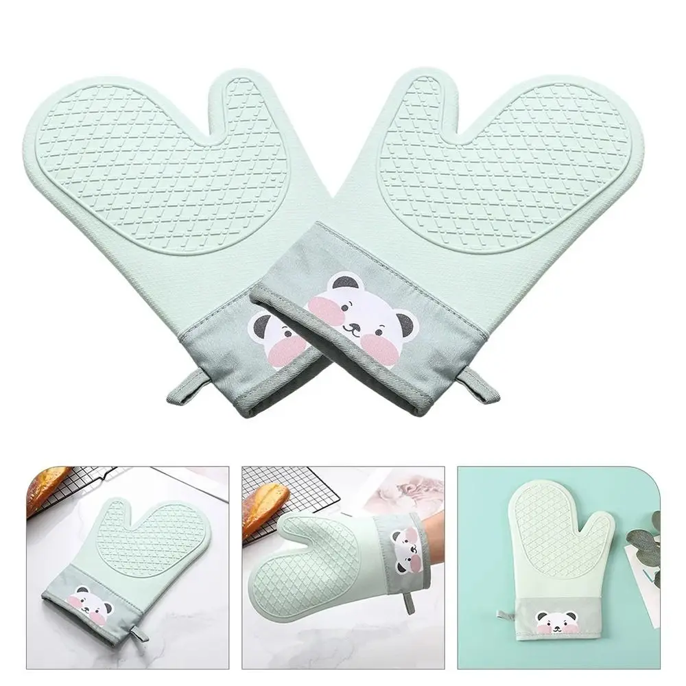 

1Pc/1Pair Heat Insulation Insulating Gloves Kitchen Baking Anti-scald Microwave Oven Gloves High Temperature Resistance