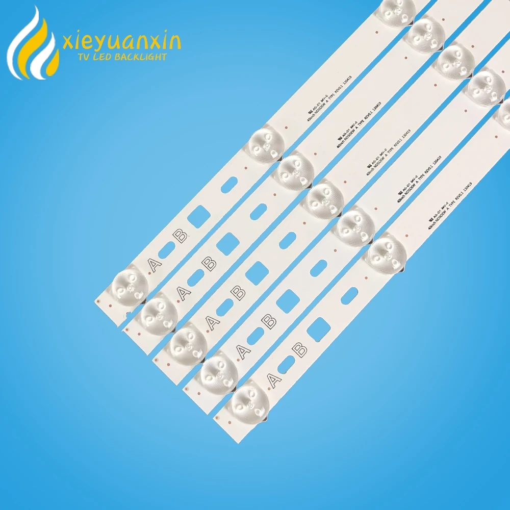 10Pcs/set 40'' 387mm LED Backlight Strip for Sony 40in 5led 40R450B 40RM10B 40W605B 40R485A 40R480B 40R483B 40R453B NS4S400DND01