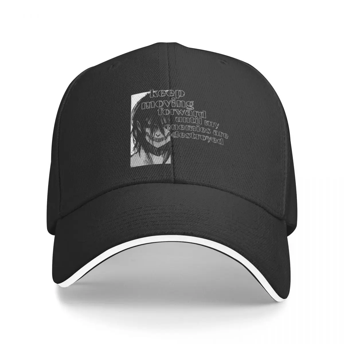 

Keep moving forward until my enemies are destroyed Baseball Cap Military Cap Man beach hat fashionable Women's Men's