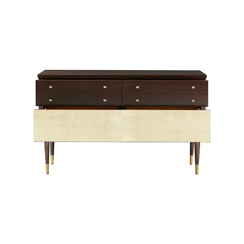 

~American restaurant Kitchen cabinet Shelf Multifunctional light luxury dining side cabinet