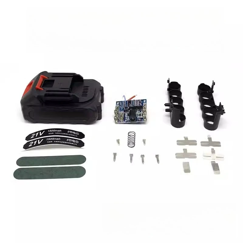 

Power Tools Case BMS 21V Battery Storage Box For Wireless Electric Angle Grinder Cutting 18650 Battery Case Without Battery