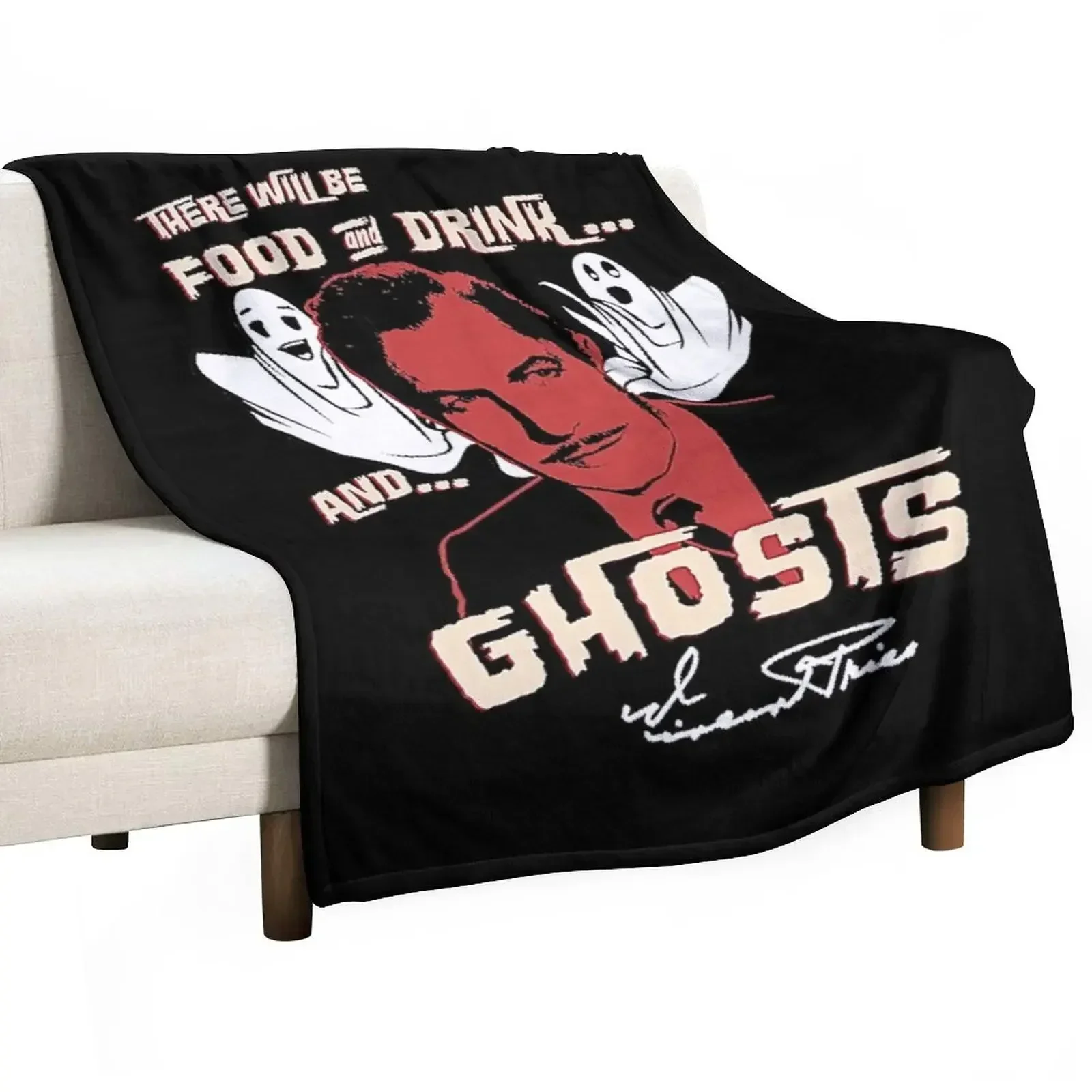 

House on Haunted Hill T-Shirt Throw Blanket Weighted Decoratives Blankets