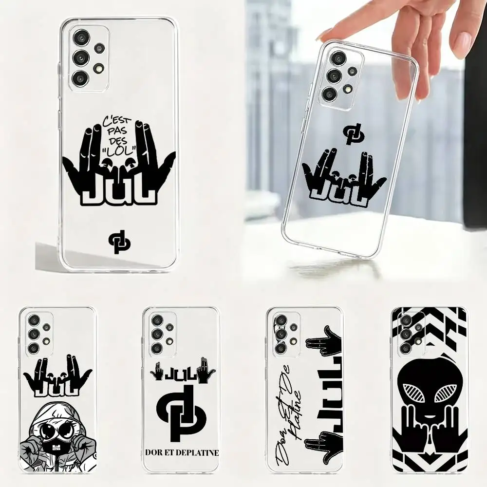 New Superstar Rapper Jul  Phone Case For S25,S24,S21,S22,S23,S30,Ultra,S20,Plus Samsung Transparent soft case