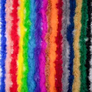 20 그램의 천연 칠면조 깃털 보아 숄드 웨딩 의류 장식 푹신한 마라 보 깃발 스카프 DIY 파티 스커트 핸디 크래프트 12 최고의 판매 깃털 스카프 - №9