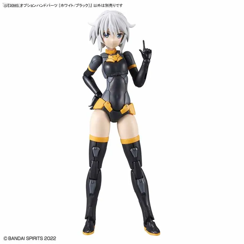 In Stock BANDAI ANIME 30 MINUTES SISTERS 30MS HAND PARTS WHITE BLACK Assembly Plastic Model Kit Action Toys Figures Gift