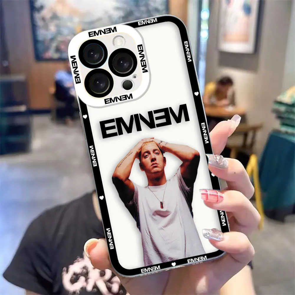 

Clear Phone Case For VIVO V60 V70 FE V20 V21 V21E V23 V23E V25 V27 V27E V30E V30 V40 V50 Y03 Y02 Case Cover Hip Hop E-Eminem