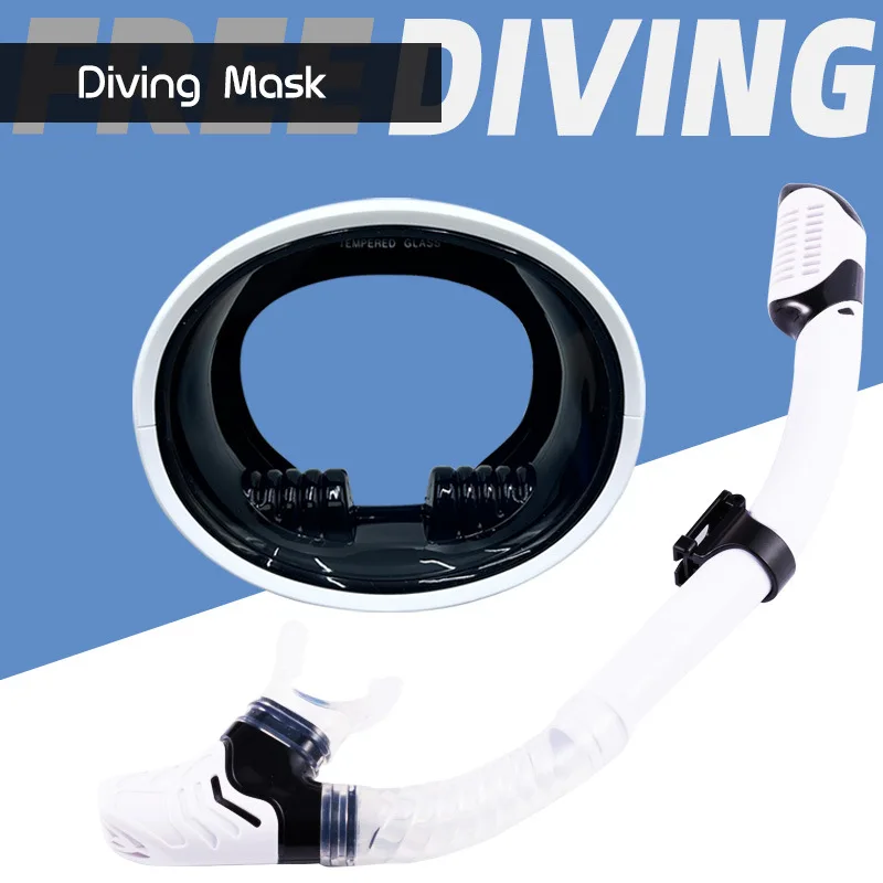 

Adult Large Field Of Vision Floating Diving Goggles Full Dry Snorkel Fishing Swimming Gear Waterproof Silicone Masks