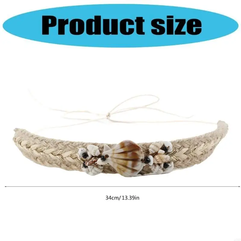 Handwoven Hat Band Hat Decoration for Women Men Adjustable and Easy Installation