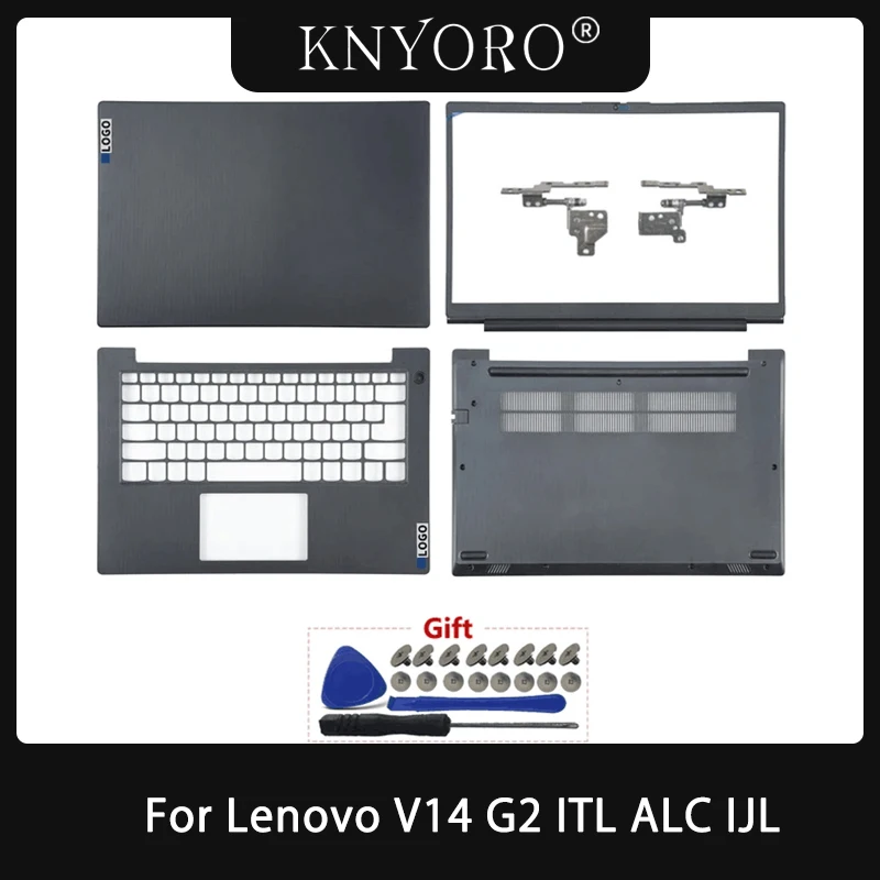 

New Laptop Part For Lenovo V14 G2 ITL ALC IJL LCD Back Cover Front Bezel Palmrest Bottom Case Notebook Parts Repair Replace case