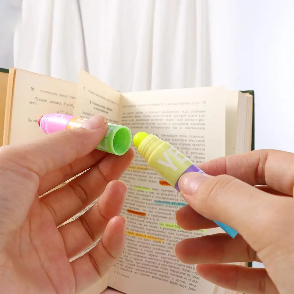 Funny Stackable Student Graffiti Stitching Crayon Solid Fluorescent Pen Color pen Highlighter Marker Pen Painting Pens