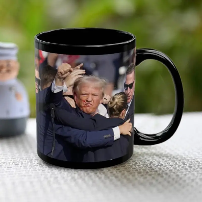 

President Mug Shot Novelty President Fist Cup Election Coffee Mug Ceramic President Fist Tea Cup Breakfast Milk Mug Novelty