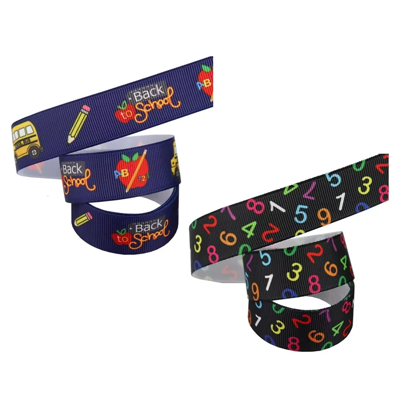 Ruban sur le thème des enseignants d'école AEE4, boîte d'accessoires à nœud décoratif, accessoires de Bouquet de banderole pour anniversaire et mariage