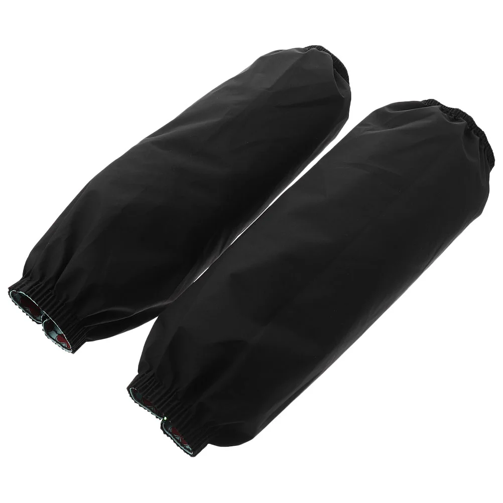 2 Pcs Upper Waterproof Sleeve Sleeves Anti-greasy House Black Tarpaulin Oilproof Arm Oversleeves