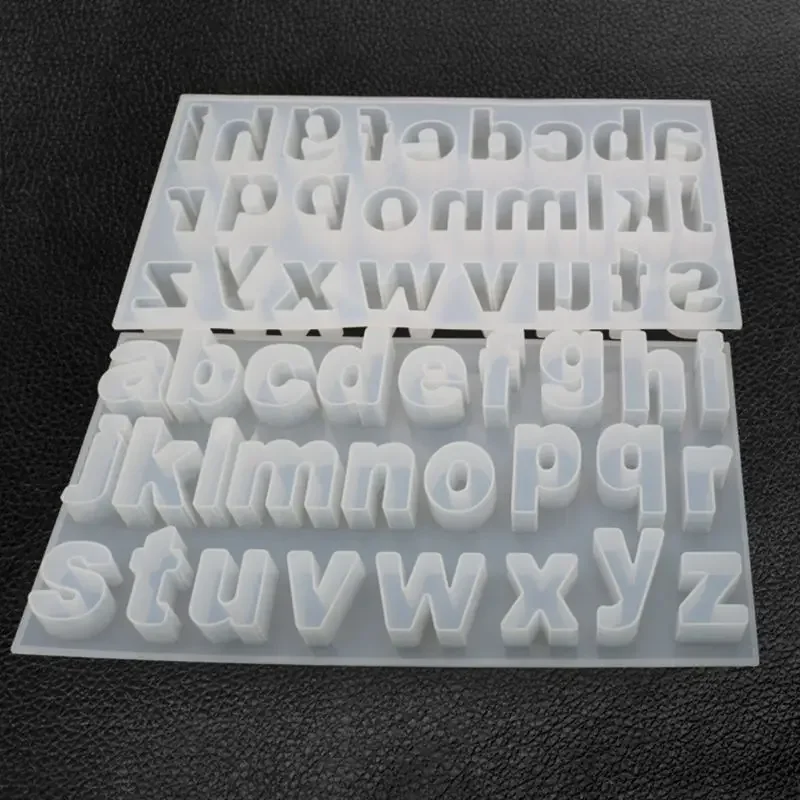 

Resin Silicone Mold English Lowercase Letter Pendant Resin Mold DIY Jewelry Making Letter Keychain Epoxy Craft 40GB