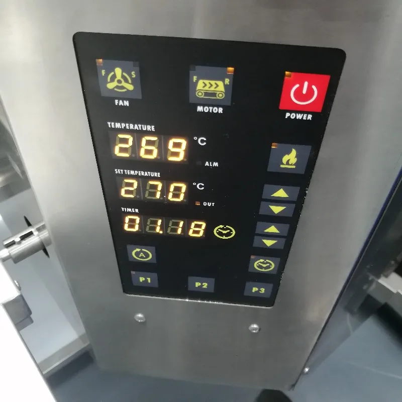 Kommerzieller, angemessener Preis, 32-Zoll-Backbetriebene elektrische Bandfördertofen für Pizza Maker, Bäckerei, Restaurantausrüstung