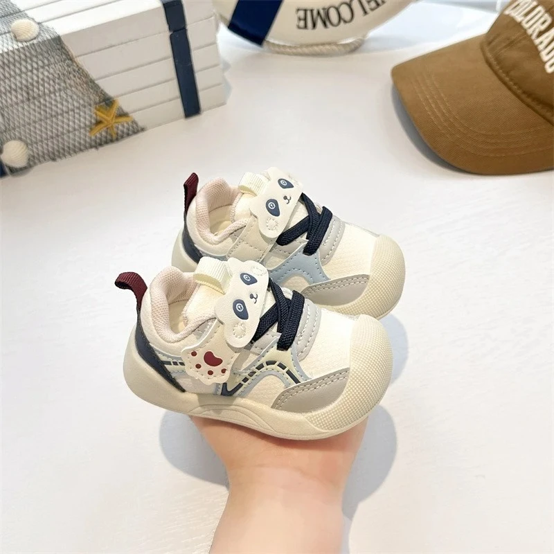 

2025 Baby First Walkers, Soft Sole Breathable Non-Slip Key Functional Shoes for Boys & Girls Infants