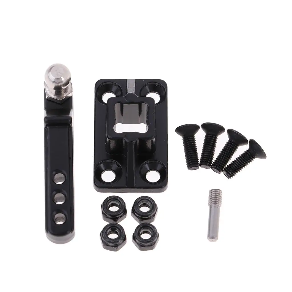 1/10 RC Metal Trailer Hook Bumper Mount Towing Hitch Shackle Rock Crawler Parts for Hsp Axial Scx10 D90 Hpi Model Truck