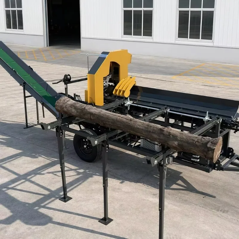Commercial Grade 45 Ton Firewood Processor  GX630 20HP Gas Powered with 6-Way Wedge and 3.2m Output Conveyor