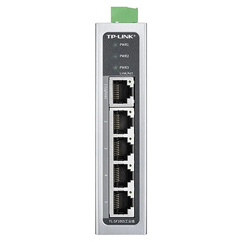 TP-Link Tl-SF1005 100M Ethernet Switch 5 Port Industrial Grade Ethernet Switch Network Splitter Hub TP Copper Alloy Shell