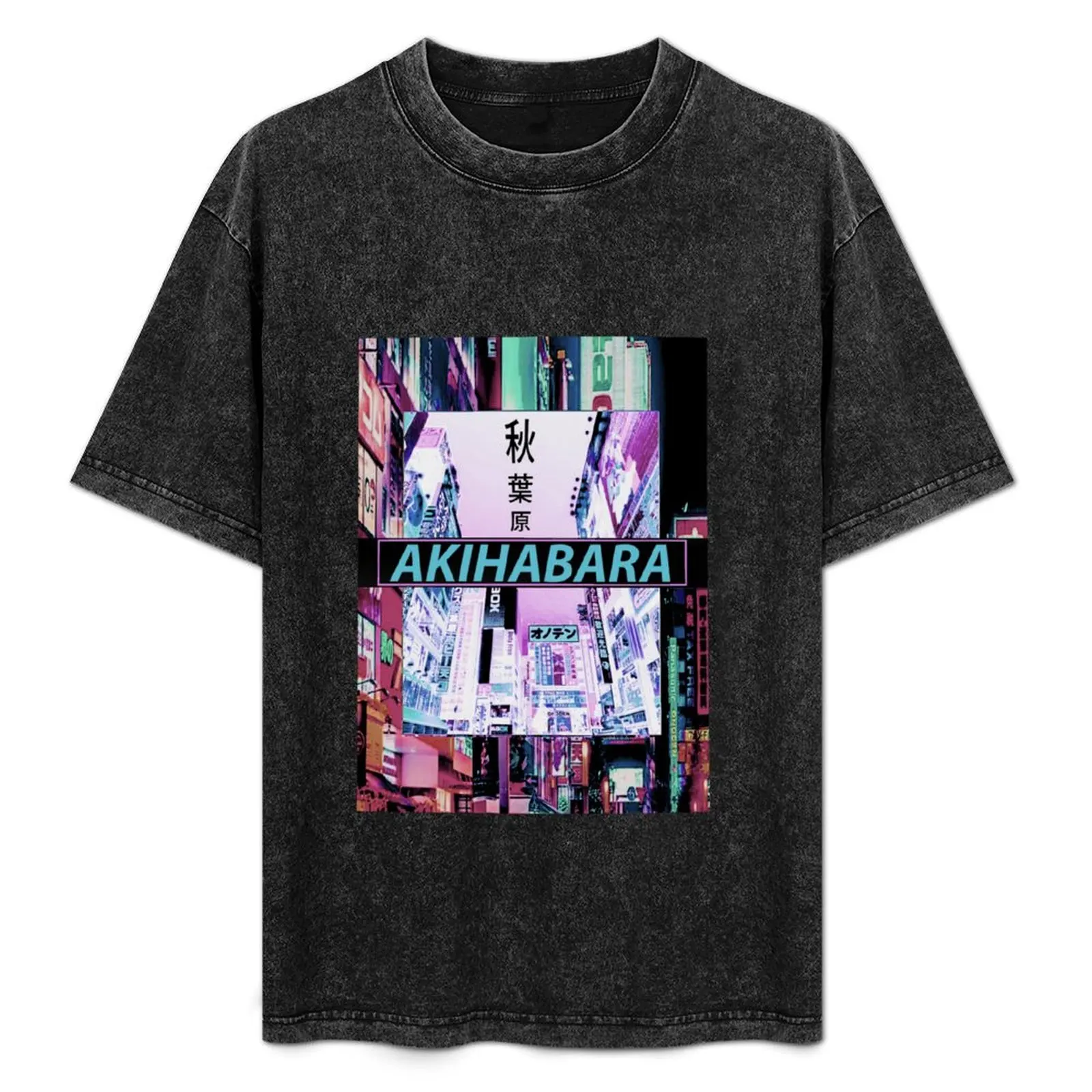 

AKIHABARA T-Shirt Classic Crew Neck Cotton T-Shirt