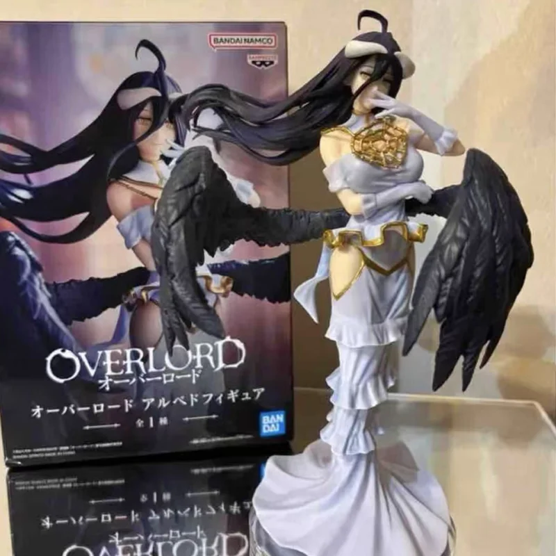 Bandai Namco Banpresto Overlord Albedo Ainz Ooal Gown Albedo In Voorraad Originele Echte Desktop ornament Anime Figuur Model Speelgoed