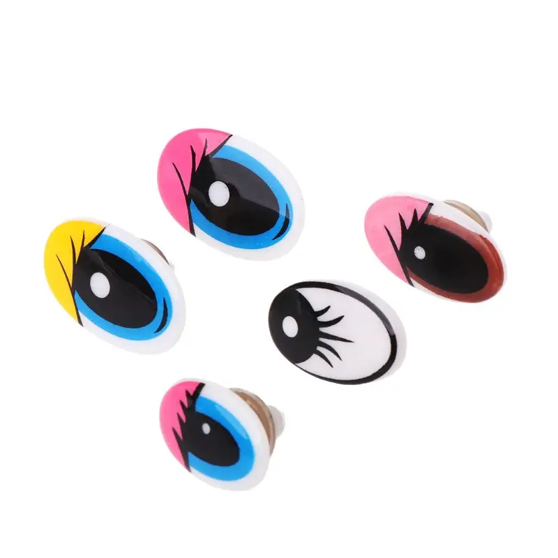 10pcs Plastic Cartoon Safety for Doll Eyes For Toy Bear Dolls Puppet Stuffed Ani N1HB