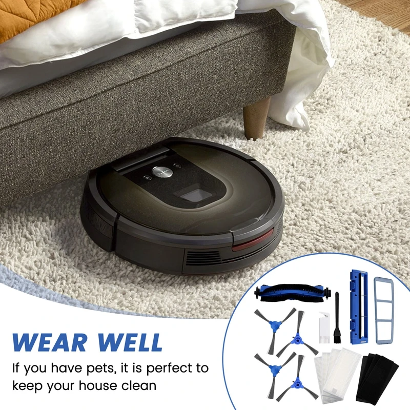 BETTER для Eufy Robovac 11S 15T 30 30C 15C 12 25C 35C подметальная машина основная щетка край щетки HEPA фильтр замена экрана