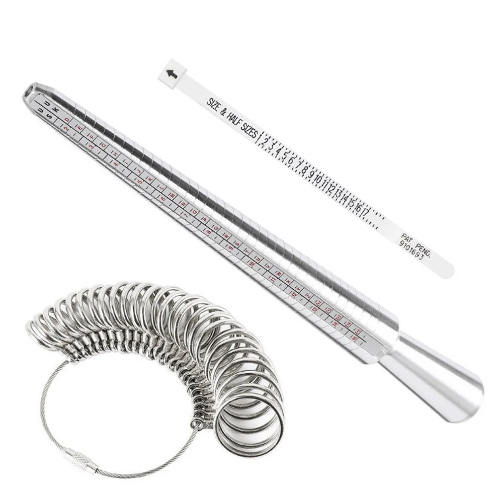 

Aluminum Ring Bar Ring US Size UK Ring Measuring Tool Size Size Filter