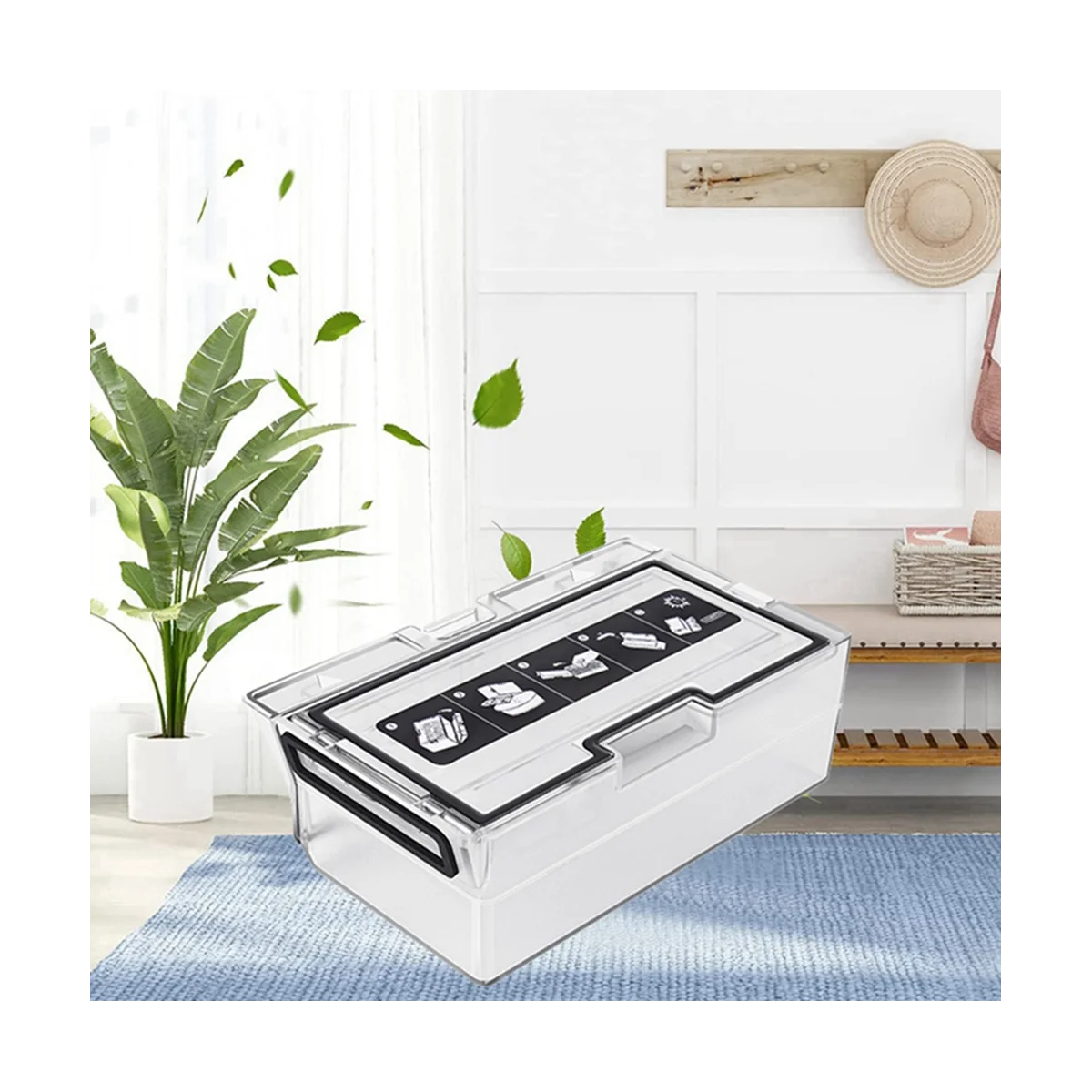 أجزاء قابلة للاستبدال لـ G10/G10Pro/G10S جهاز آلي لتنظيف الأتربة خزان المياه الذي يتم التحكم فيه إلكترونيًا + صندوق الغبار